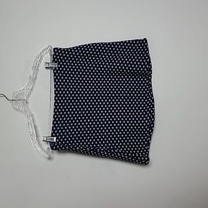 Women's size medium/large Zara blue and white knit miniskirt